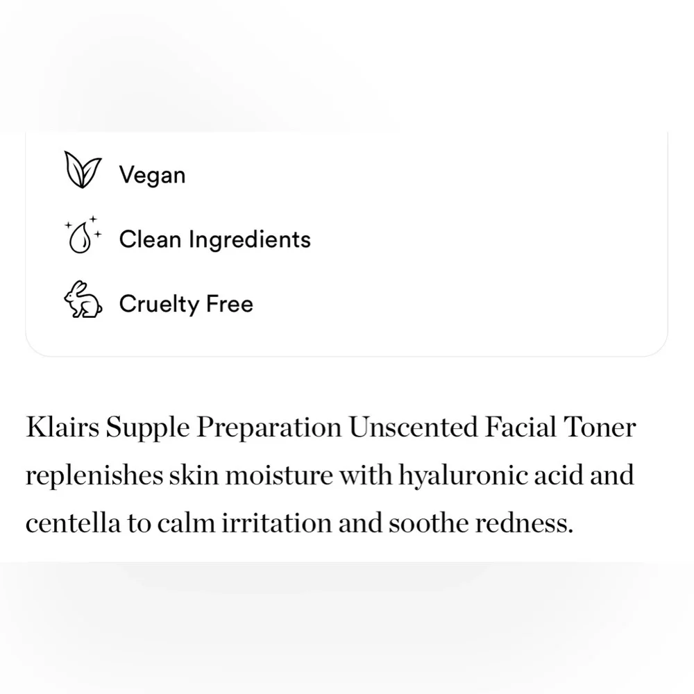 $4❤️‍🔥 Klairs Supple Prepartion Unscented Toner Travel Size 🪞 NEW IN BOX Dear